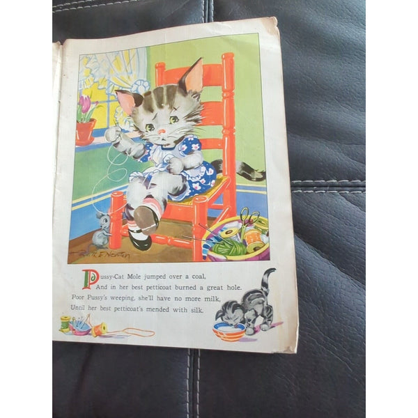 Animal Mother Goose 1942 Ruth E. Newton  Whitman Publishing Co.