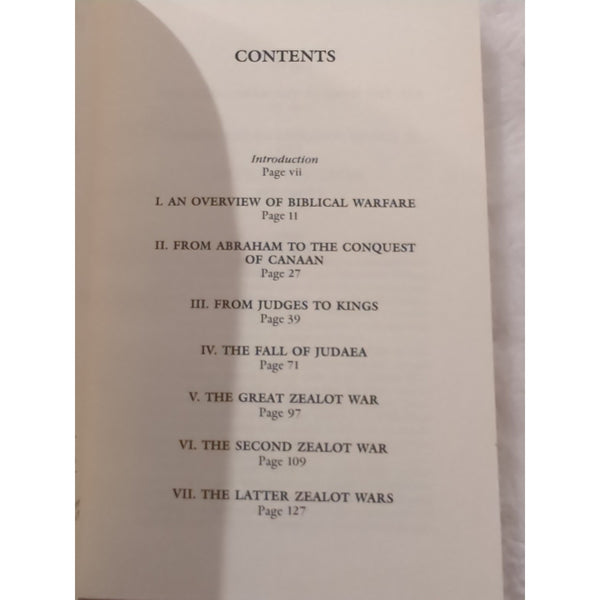 Wars of the Jews: A Military History Biblical to Modern Rosenthal 1990 HC DJ Vtg