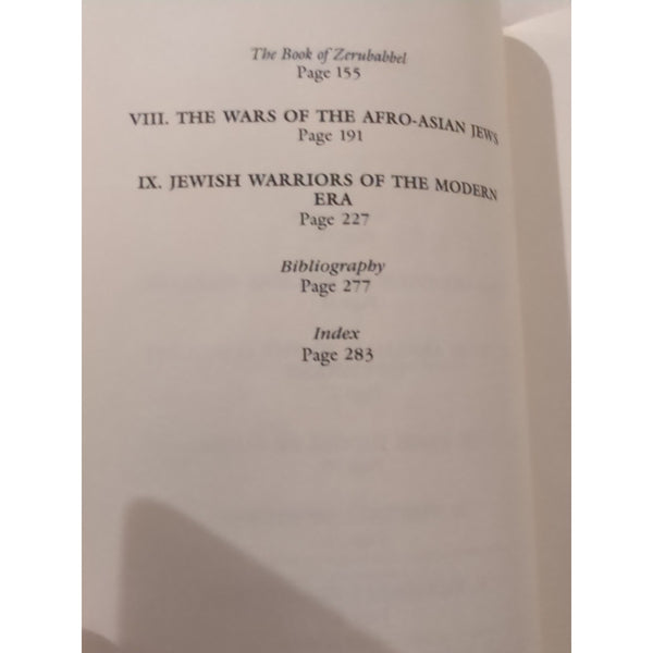 Wars of the Jews: A Military History Biblical to Modern Rosenthal 1990 HC DJ Vtg