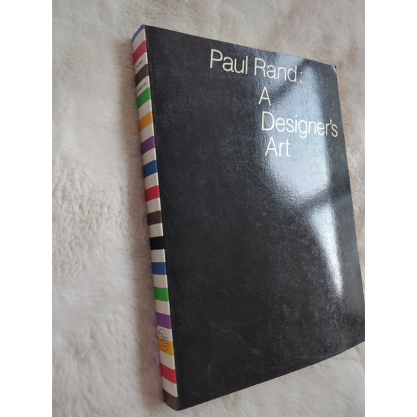 PAUL RAND A DESIGNER`S ART Yale Press 1985 First Edition Soft Wraps Vtg SC