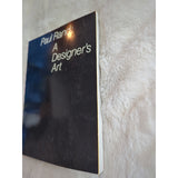 PAUL RAND A DESIGNER`S ART Yale Press 1985 First Edition Soft Wraps Vtg SC