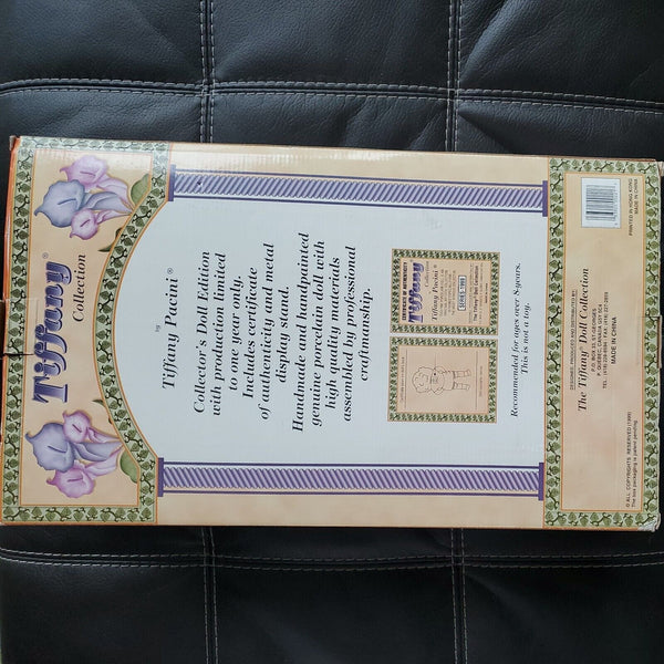 1999 Tiffany Collection by Tiffany Pacini Mother Daughter Set Porcelain Dolls