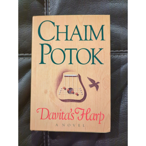 CHAIM POTOK DAVITA'S HARP 1985 FIRST EDITION HC DJ Jewish Heritage JUDAICA