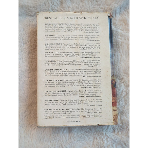 Captain Rebel by Frank Yerby The Dial Press 1956 Vtg Hardcover DJ 1st Edition