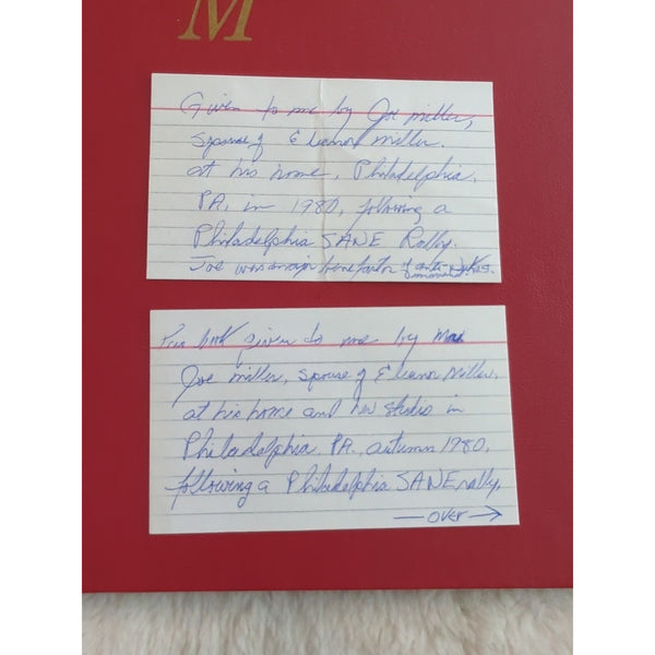 EM Eleanor Miller Sculpture Book HC Vtg Self Published ca. 1950s-60s Signed