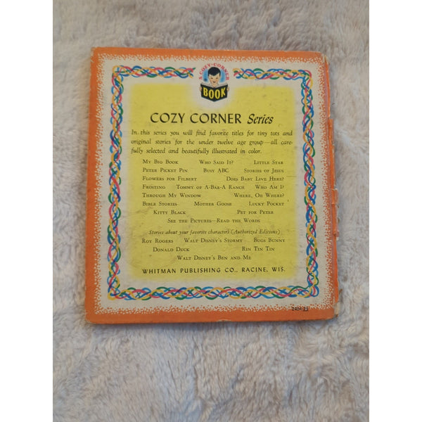 Walt Disney Stormy 1954 HC Vtg Book HC Paul Souza Whitman Thoroughbred Horse