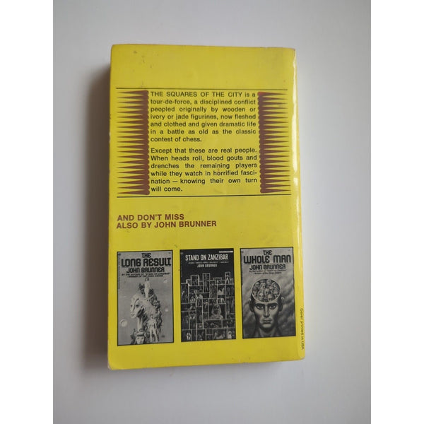 The Squares of the City John Brunner Vintage PB 1970 2nd Printing Good