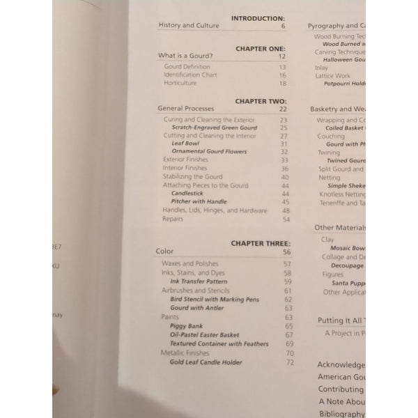 The Complete Book of GOURD CRAFT 22 Projects 55 Decorative Techniques 1996 SC