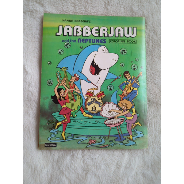 HANNA-BARBERA'S JABBERJAW and the Neptune’s Coloring Book Rand McNally Half Used