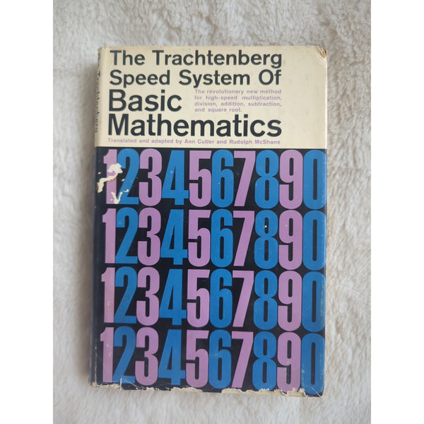 The Trachtenberg Speed System of Basic Mathematics Cutler Mcshane HC DJ 1960 Vtg