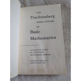 The Trachtenberg Speed System of Basic Mathematics Cutler Mcshane HC DJ 1960 Vtg
