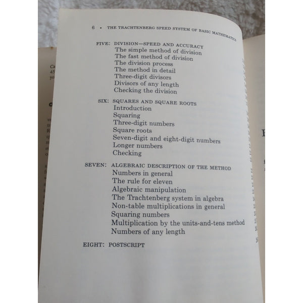 The Trachtenberg Speed System of Basic Mathematics Cutler Mcshane HC DJ 1960 Vtg