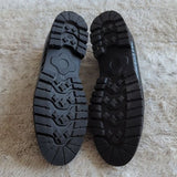 DAVID TATE PEARL Black Croco Print Patent Leather Slip On Loafer Shoes Size 8.5