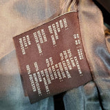 Andrew Marc Black Wool Cashmere Blend Pea Coat Size M