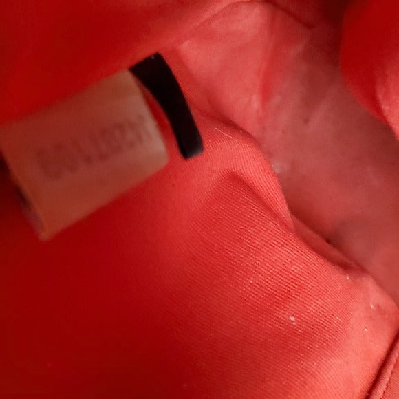 Dooney & Bourke Black and Tan Pebbled Leather Larger Davis Tote Bag Purse