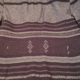 Ann Taylor LOFT Navy and Grey No Lapel Aztec Print Blazer Size XS