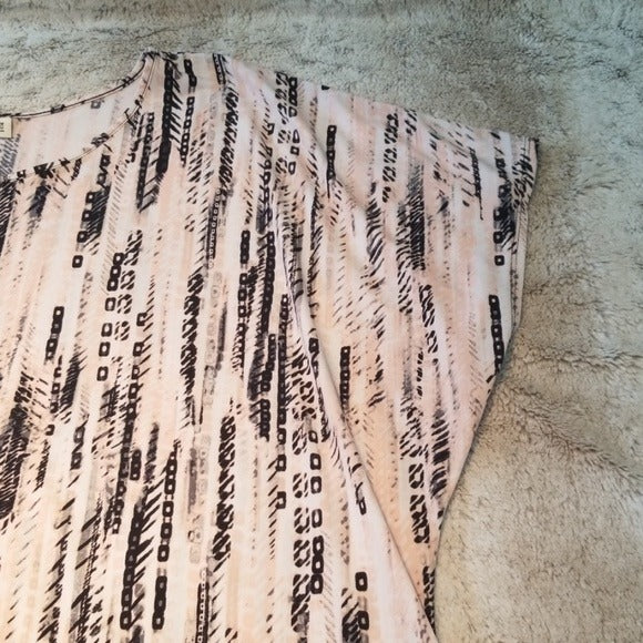 CATO Long Draped Tunic w Wide Flowey Bottom Size 24