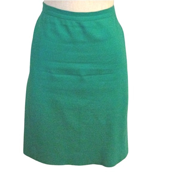 J.Crew Wool Blend Sea Foam Green Pencil Skirt Size 4