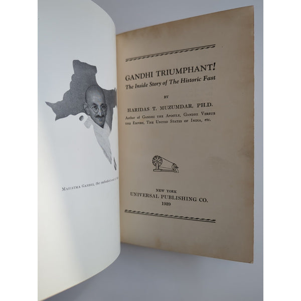 Haridas T. Muzumdar Gandhi Triumphant The Inside Story Of The Historic Fast HC