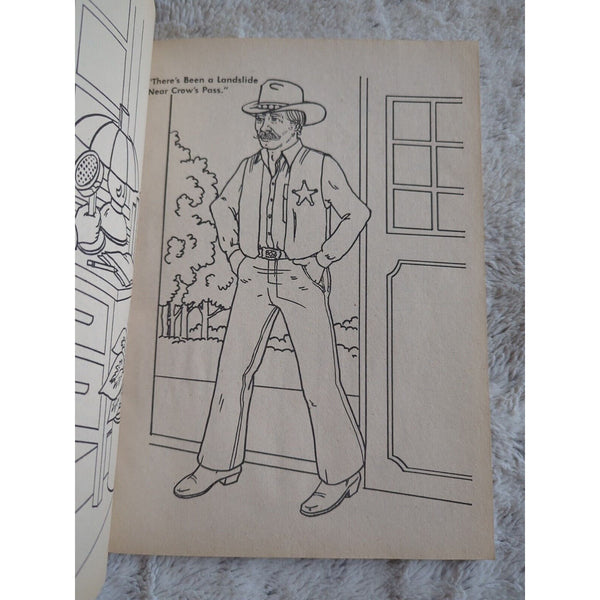 Vintage 1979 Whitman Joe Camp BENJI Dog Coloring Book Unused Children Color Art