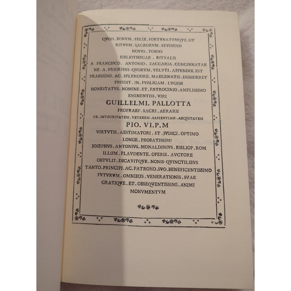 Bibliotheca Ritualis Cincinnati Plus Antonio HC Vtg 3 Volume Set Burt Franklin