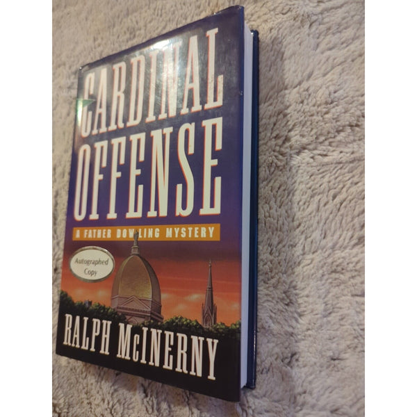 A Cardinal Offense: A Father Dowling Mystery Ralph Mcinerny HC DJ Signed 1994