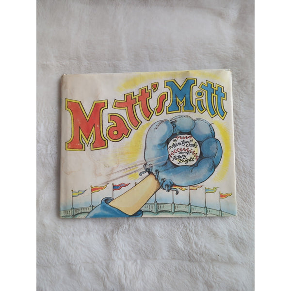 Matt's Mitt Marilyn Sachs HILARY KNIGHT First Ed Vtg HC DJ 1975 Water Damage See