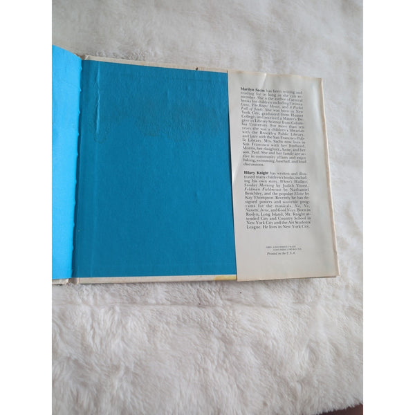 Matt's Mitt Marilyn Sachs HILARY KNIGHT First Ed Vtg HC DJ 1975 Water Damage See