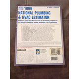 1999 National Plumbing and HVAC Estimator Paperback James A. Thom Craftsman SC