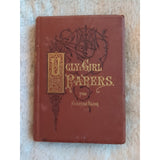 Ugly-Girl Papers from Harpers Bazar 1874 First Ed HC Ladies Beauty Tips Rare