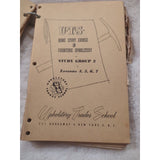 Vt UTS HOME STUDY COURSE IN FURNITURE UPHOLSTERY Bundled Set 1950s 116 Lessons