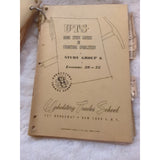Vt UTS HOME STUDY COURSE IN FURNITURE UPHOLSTERY Bundled Set 1950s 116 Lessons