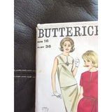 3208 BUTTERICK c.1960's Slit Yoke DRESS TOP SKIRT Sewing Pattern Size 16 UC