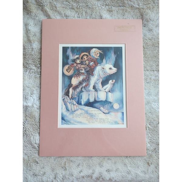 Vintage 1987 Jody Bergsma Go In Light And Love Lithograph Print 1170 Of 7500