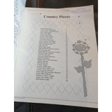 1996 Country Pieces by Leslie Beck Fiber Mosaics Patchwork Quilt Pattern Booklet