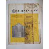 Coop 15 Grain Bin Erection Details 1969 Construction Manual Farmland Industries