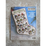 Design Works Christmas Skating Penguins Stocking Counted Cross Stitch Kit Unused