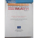 Scott Foresman MIDDLE SCHOOL MATH Course 1 Lot Teachers 9 Supporting Books CD