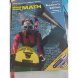 Scott Foresman MIDDLE SCHOOL MATH Course 1 Lot Teachers 9 Supporting Books CD