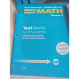Scott Foresman MIDDLE SCHOOL MATH Course 1 Lot Teachers 9 Supporting Books CD