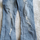 Altar'd State Lighter Wash Distressed Skinny Blue Jeans Size 25