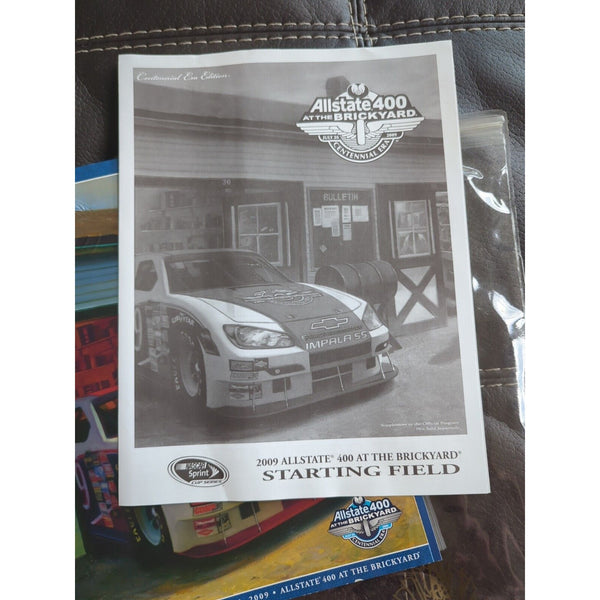 2009 Allstate Brickyard 400 Super Weekend Event Program Starting Line News Set