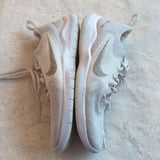 Nike Womens Flex Experience RN 10 CV0562-100 White Running Shoes Sneakers Sz 8.5