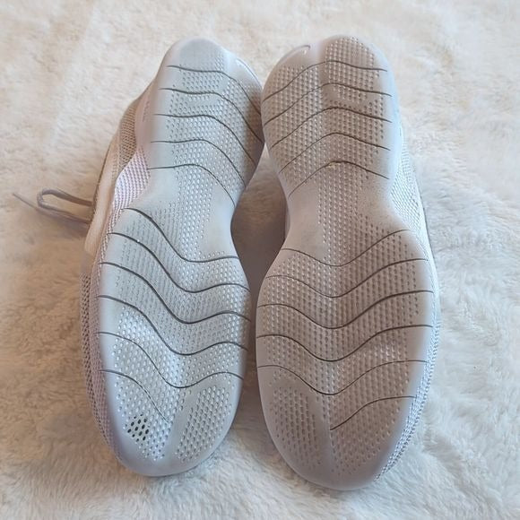 Nike Womens Flex Experience RN 10 CV0562-100 White Running Shoes Sneakers Sz 8.5