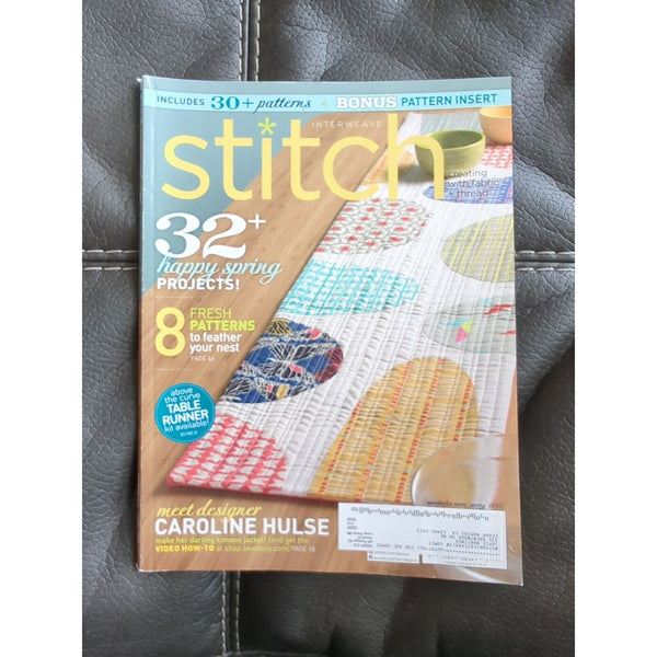 32 Happy Spring Projects Caroline Hulse Spring 2015 INTERWEAVE STITCH Magazine