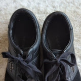 Coach Raylen Sneakers Women Size 9.5B Black Leather Suede Athletic Lace Up Shoes