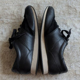 Coach Raylen Sneakers Women Size 9.5B Black Leather Suede Athletic Lace Up Shoes