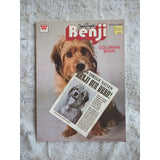 Vintage 1979 Whitman Joe Camp BENJI Dog Coloring Book Unused Children Color Art
