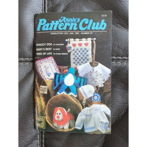 Annie's Pattern Club Newsletter Magazine | December/January 1987 | Number 47