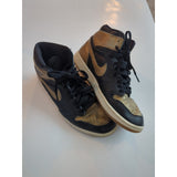 Men's Size 9.5 Nike Air Jordan 1 Retro High Melo 2014 Black Gold 332550-026